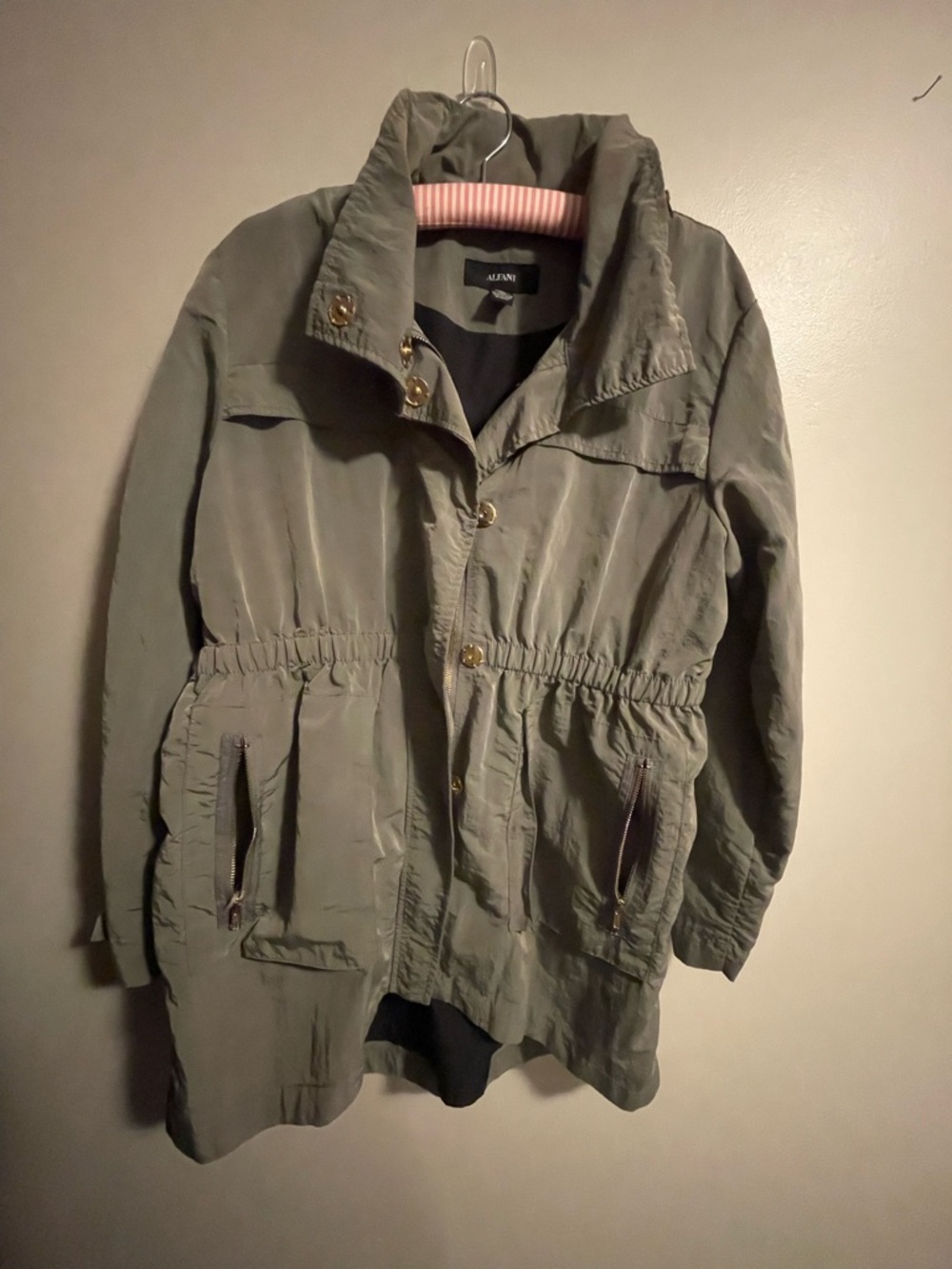 Alfani Olive Green Utility Jacket
